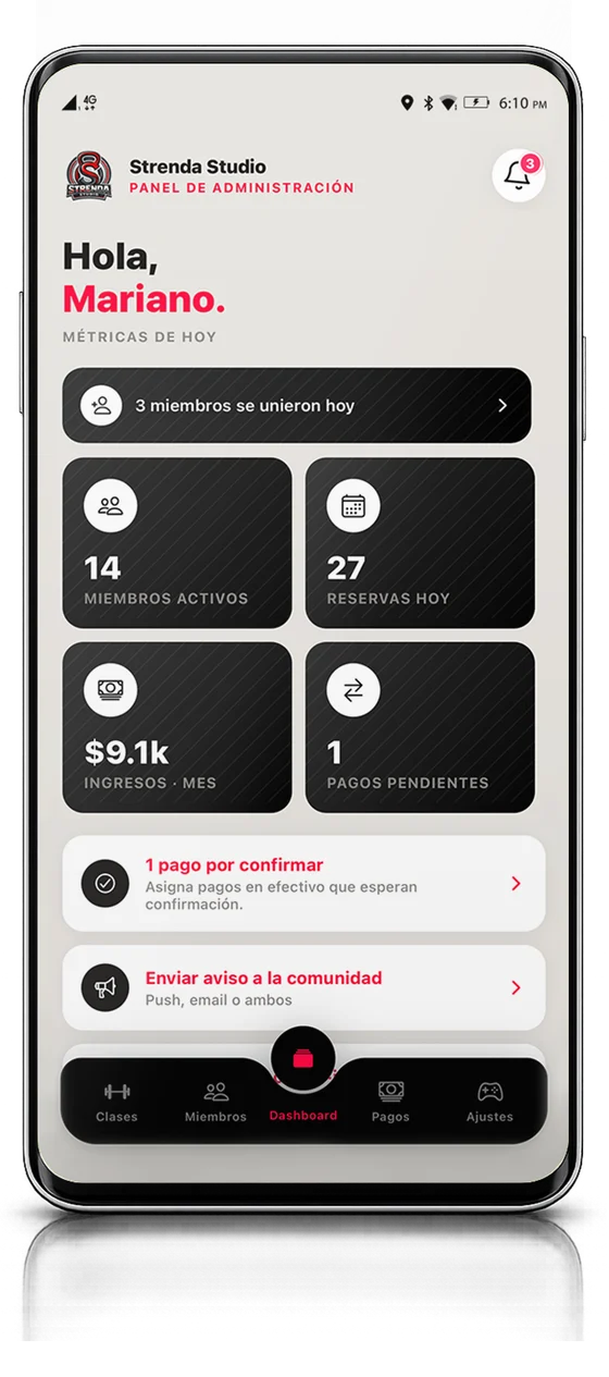 Strenda en Android