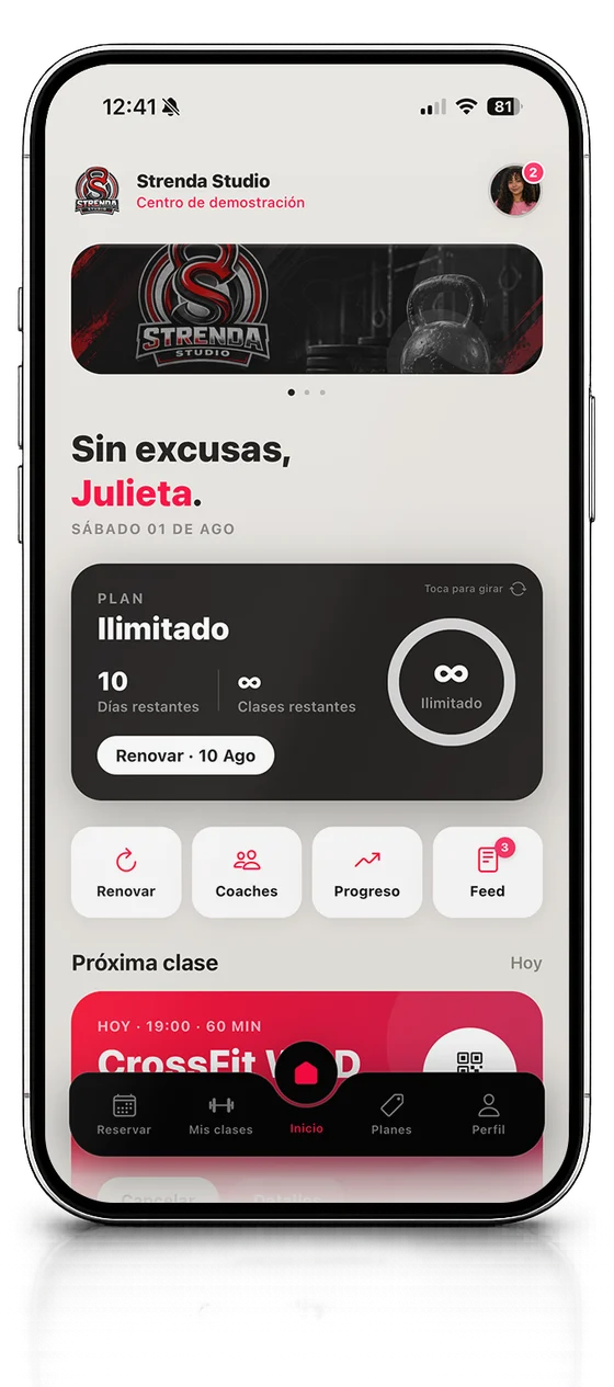 Strenda en iPhone